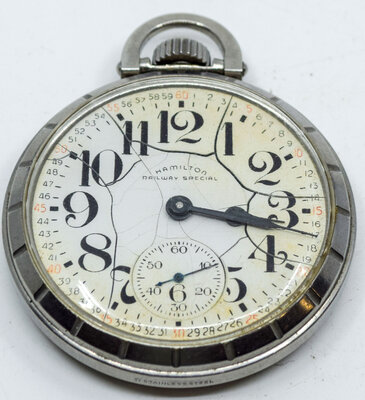 HAMILTON RAILWAY SPECIAL POCKET WATCH