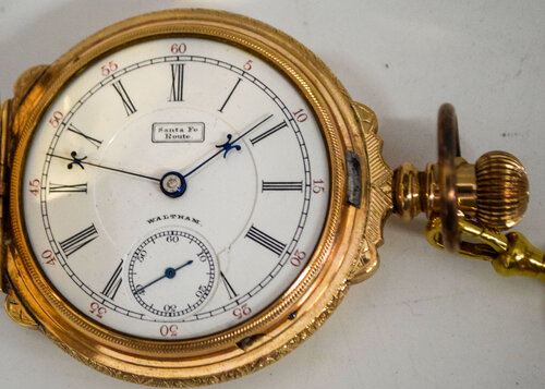 SANTA FE ROUTE POCKET WATCH