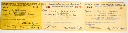 DENVER LARAMIE & NORTHWESTERN PASSES