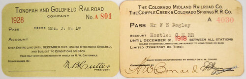 TONOPAH & GOLDFIELD PASS