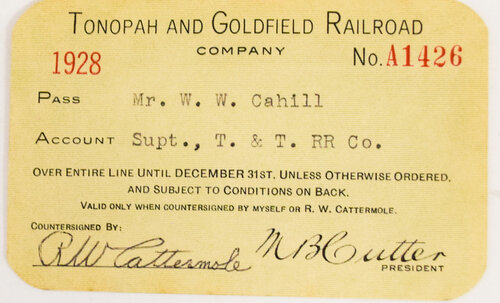 TONOPAH & GOLDFIELD PASS