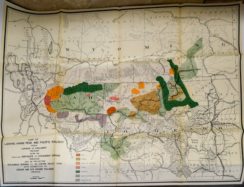 LARAMIE HAHNS PEAK & PACIFIC MAP