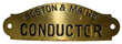 BOSTON & MAINE CONDUCTOR BADGE
