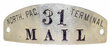 NOR PAC TERMINAL 31 MAIL BADGE