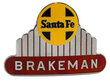 SANTA FE BRAKEMAN BADGE