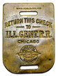 ILLINOIS CENTRAL RR TAG