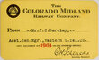 COLORADO MIDLAND PASS