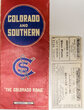 COLORADO & SOUTHERN TIMETABLE