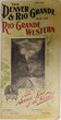 DENVER & RIO GRANDE TIMETABLE