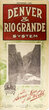 DENVER & RIO GRANDE TIMETABLE