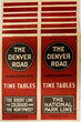 FT WORTH & DENVER CITY TIMETABLES