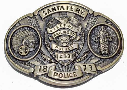 AT&SFRY CO BELT BUCKLE