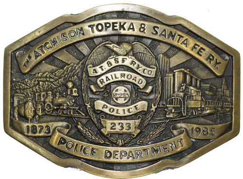 AT&SFRY CO BELT BUCKLE