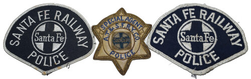 AT&SFRY POLICE PATCHES