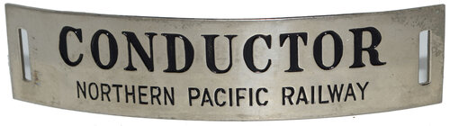 NORTHERN PACIFIC CONDUCTOR BADGE