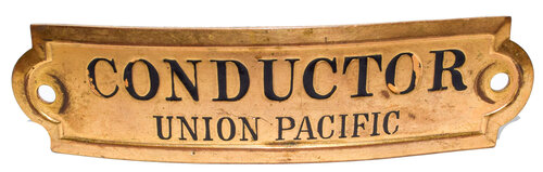 UNION PACIFIC CONDUCTOR BADGE