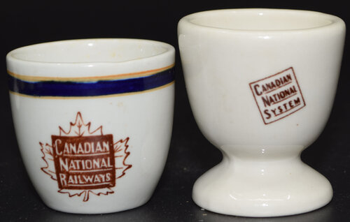 CANADIAN NATIONAL EGG CUPS