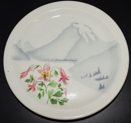 GN MOUNTAINS & FLOWERS DINNER PLATE