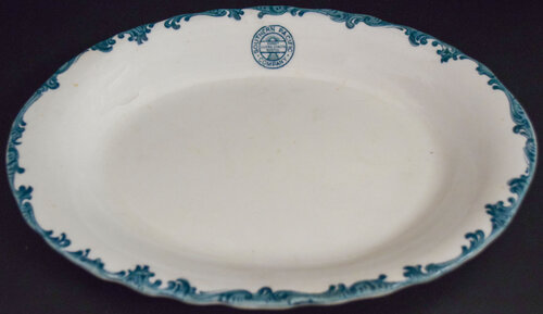 SP HARRIMAN BLUE PLATTER