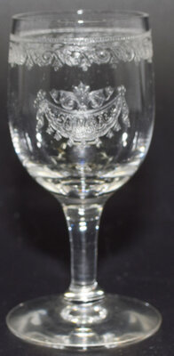 AT&SF CORDIAL GLASS