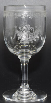 AT&SF SHERRY GLASS