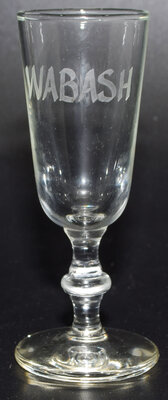 WABASH CORDIAL GLASS