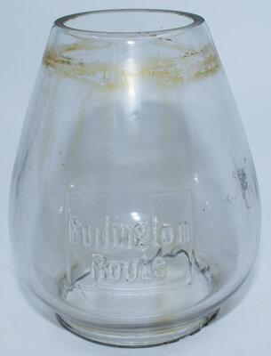 BURLINGTON ROUTE GLOBE
