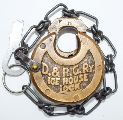 D&RGRY ICE HOUSE LOCK