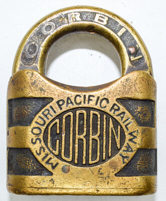MISSOURI PACIFIC RAILWAY LOCK