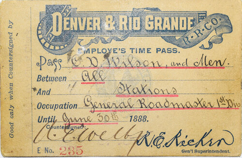 DENVER & RIO GRANDE PASS