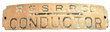 View lot 58 RGS RR CO CONDUCTOR BADGE