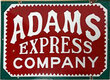 View lot 64 ADAMS EXPRESS SIGN