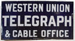 View lot 101 WESTERN UNION SIGN