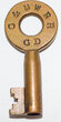 C&NW RR GD KEY