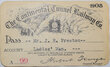The CONTINENTAL TUNNEL RAILWAY CO PASS