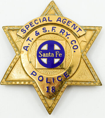 AT&SFRY CO BADGE