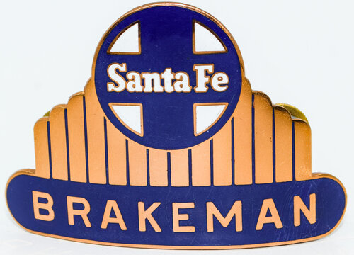 SANTA FE BRAKEMAN BADGE