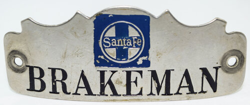 SANTA FE BRAKEMAN BADGE