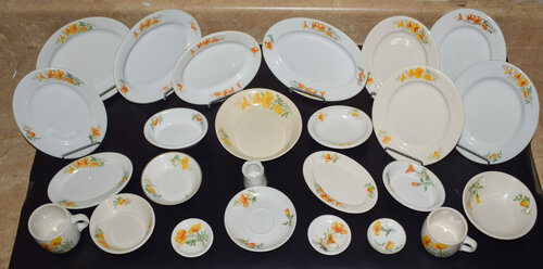 AT&SF CALIFORNIA POPPY CHINA