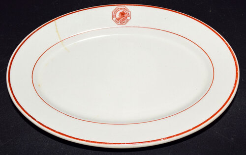 D&IR VERMILLION PLATTER