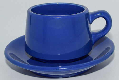 SP BLUE FRANCISCAN CUP & SAUCER