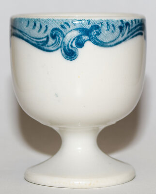 UP HARRIMAN BLUE EGG CUP