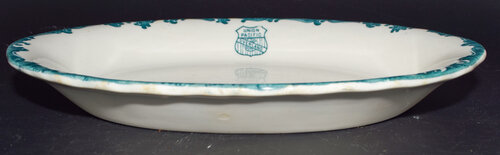 UP HARRIMAN BLUE PLATTER