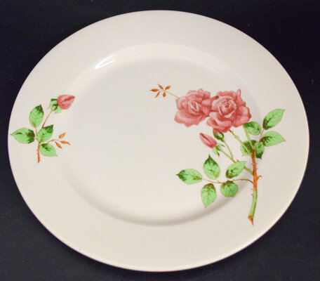 UP PORTLAND ROSE PLATE