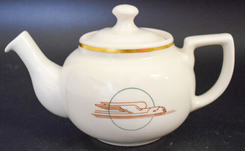 UP WINGED STREAMLINER TEAPOT