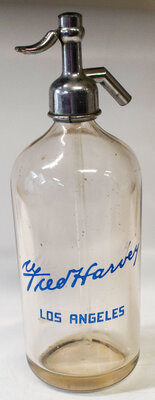 FRED HARVEY SELTZER BOTTLE