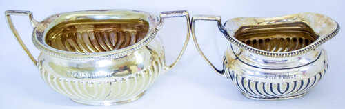 FRED HARVEY SUGAR & CREAMER