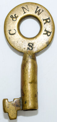 C&NW RR S KEY