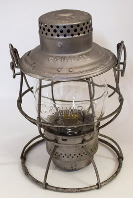 C&NW RY LANTERN