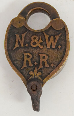 N&W RR LOCK